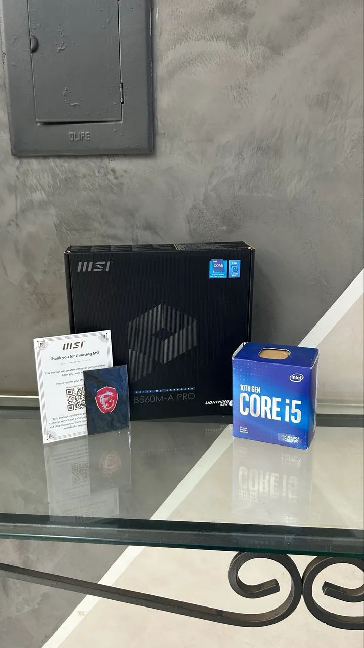 CPU Intel Core i5 10400F / MSI B560M-A PRO Kit Upgrade MSI B560M-A PRO + Intel Core i5 10400F