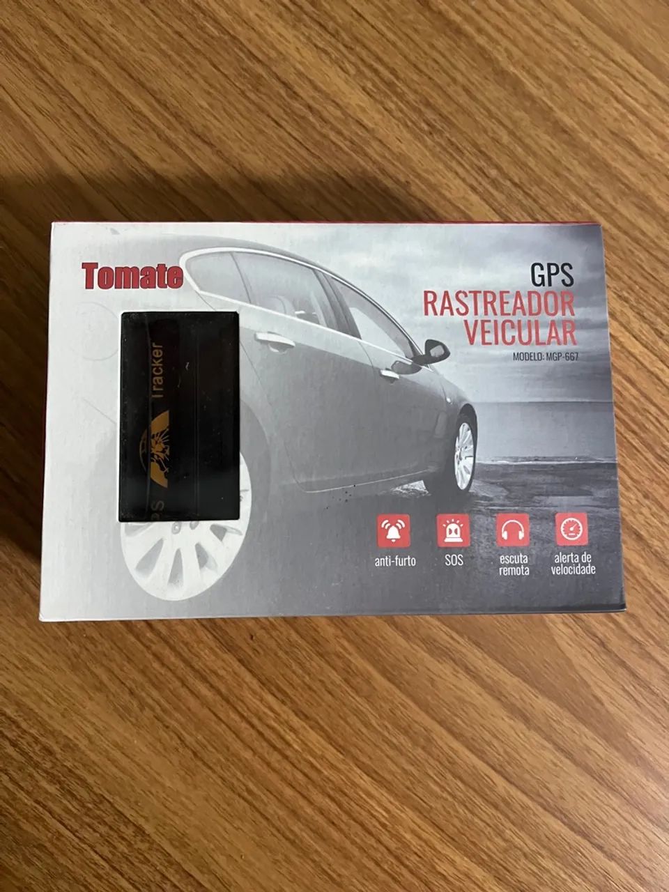 GPS RASTREADOR VEICULAR TOMATE TK 103b