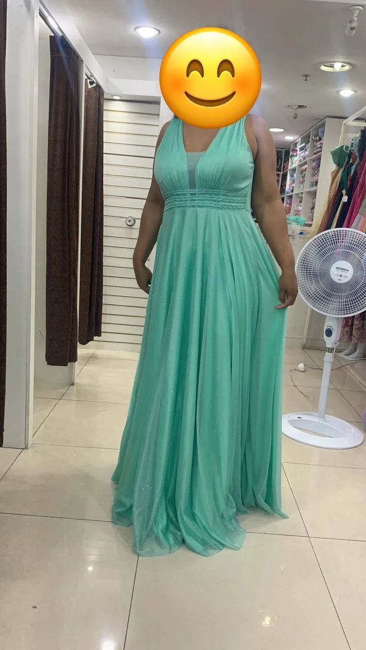 Vestido de festa usado somente vez Roupas Honório Gurgel