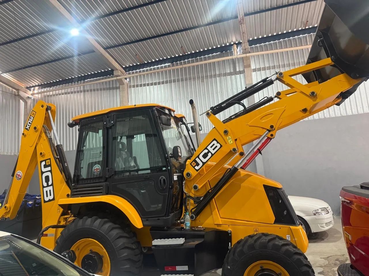 Retro escavadeira jcb nova nunca usada