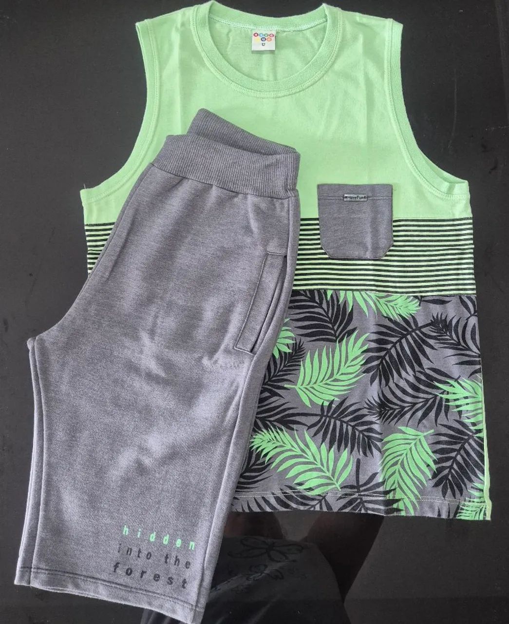 Conjunto Infantil - Bermuda e Camiseta