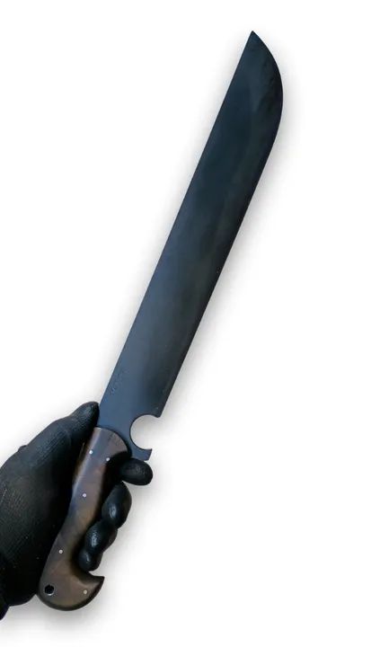 Facão Artesanal 14¨Polegadas Aço Carbono 1070 3mm Full Tang - Foto 5