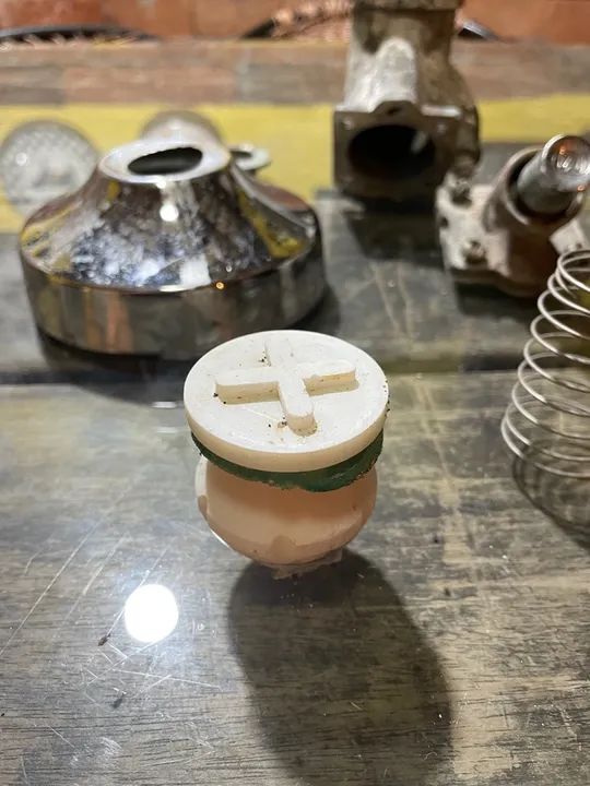 Válvula descarga em cobre  - Foto 3