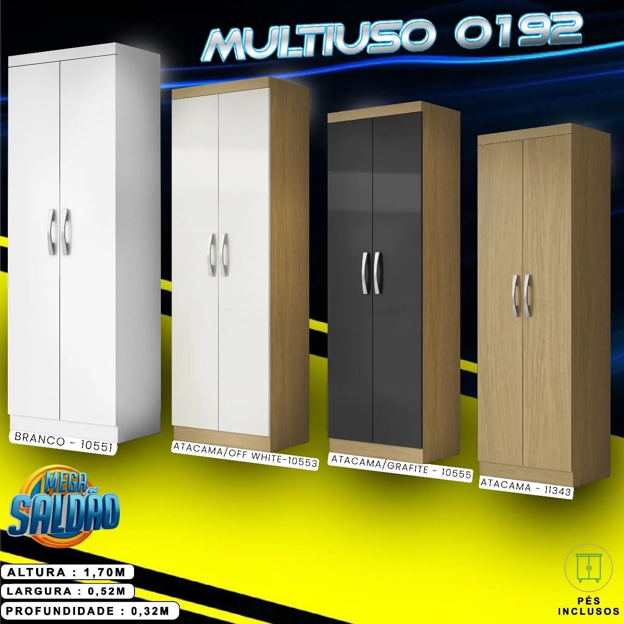 Multi-purpose Cabinet with 2 Doors 0192