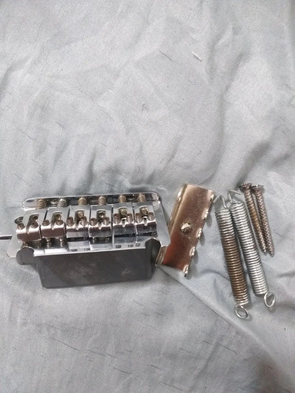 Ponte guitarra padrão fender 2 pivôs 