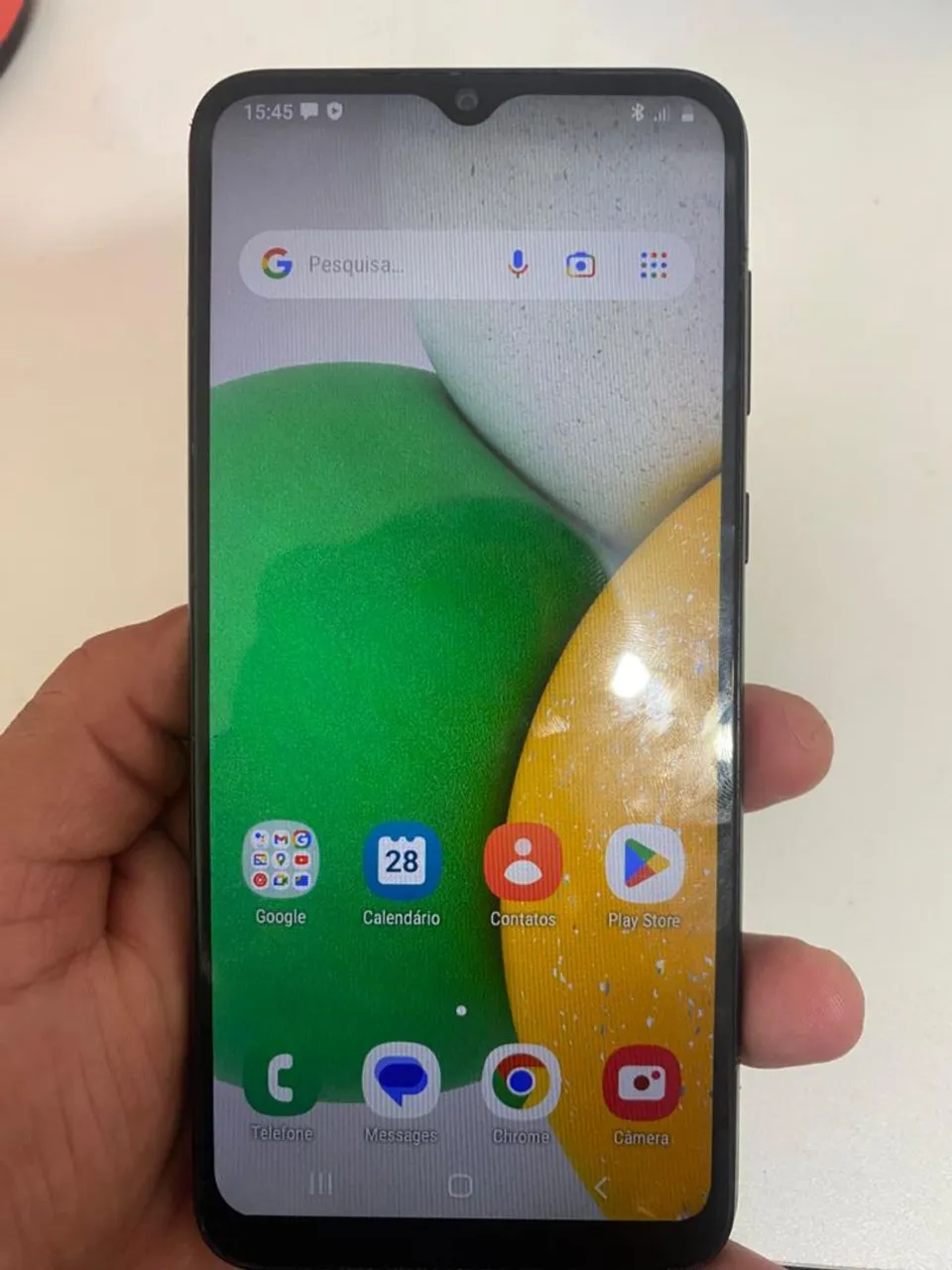 A03 core semi novo sem marcar de uso