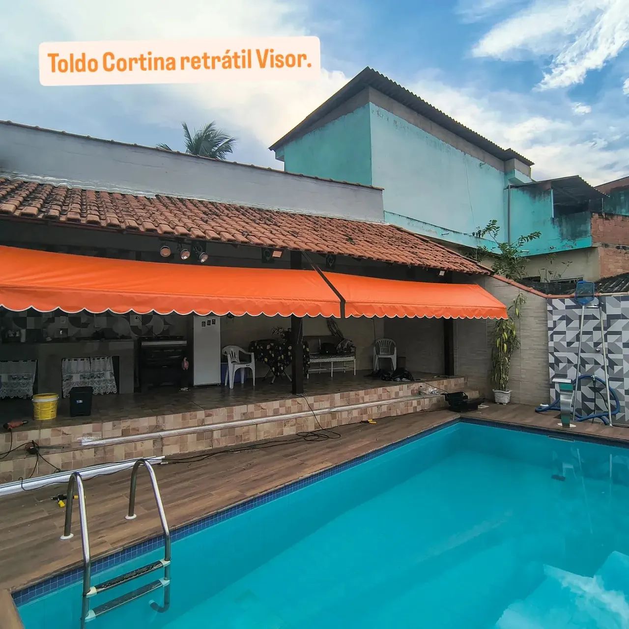 Toldo Retrátil vertical visor 