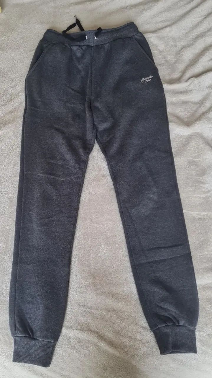 Calça Moletom Elemento Zero Cinza Jogger Masculina - Tamanho P