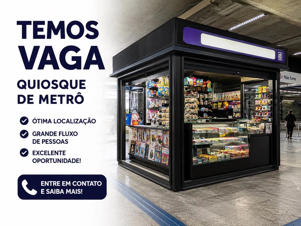Vaga Gerente de Quiosque