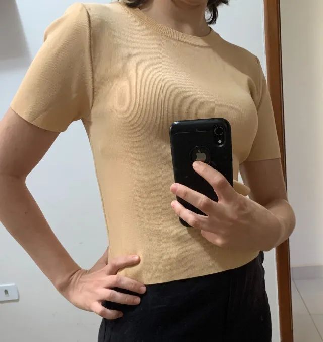 Blusa tricô não faz bolinha - Foto 4