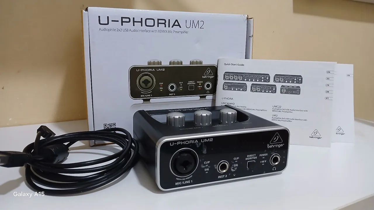 Placa de áudio behringer UM2 - Foto 2