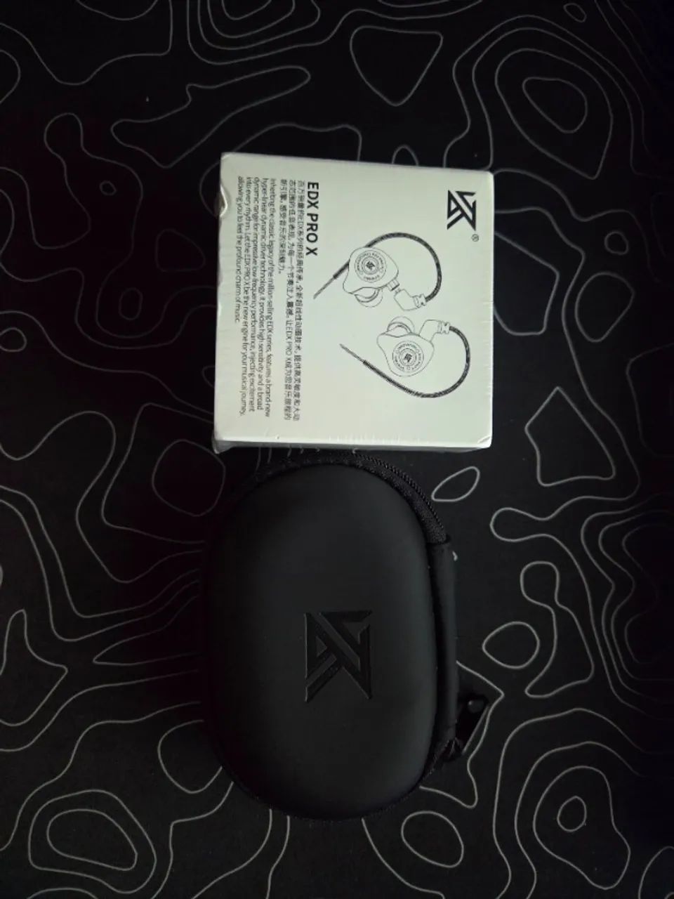 Fone KZ EDX Pro com Mic + Bolsa - Foto 4