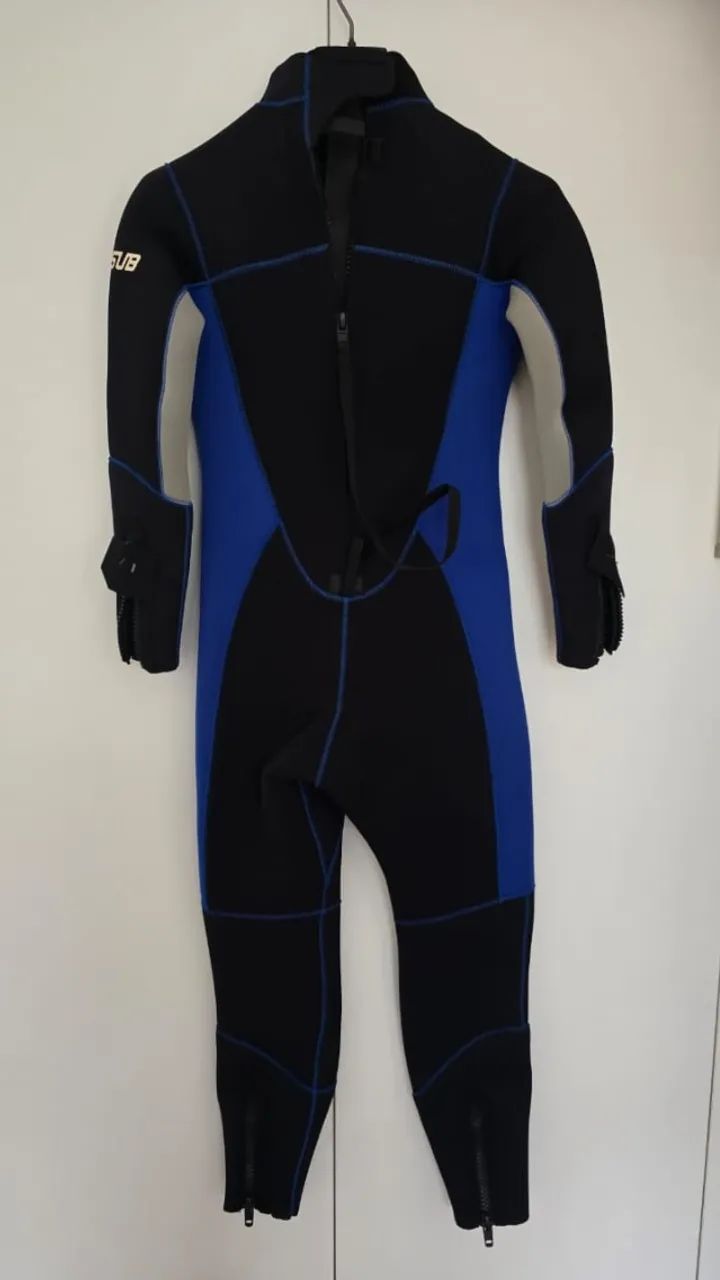 Conjunto Seasub Macacão de Mergulho de Neoprene 5mm Feminino (Novo) - Foto 2