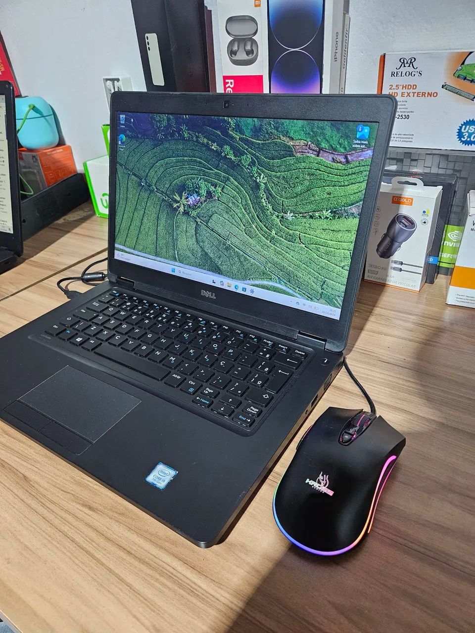 Notebook Dell i5 7TH 8gb ddr4 ssd 256gb M2 Zero