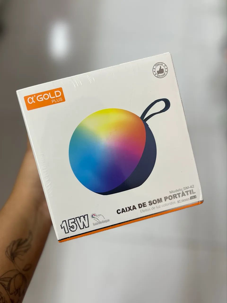 Caixa de Som Portátil AlphaGold Plus - Pronta Entrega - Foto 2