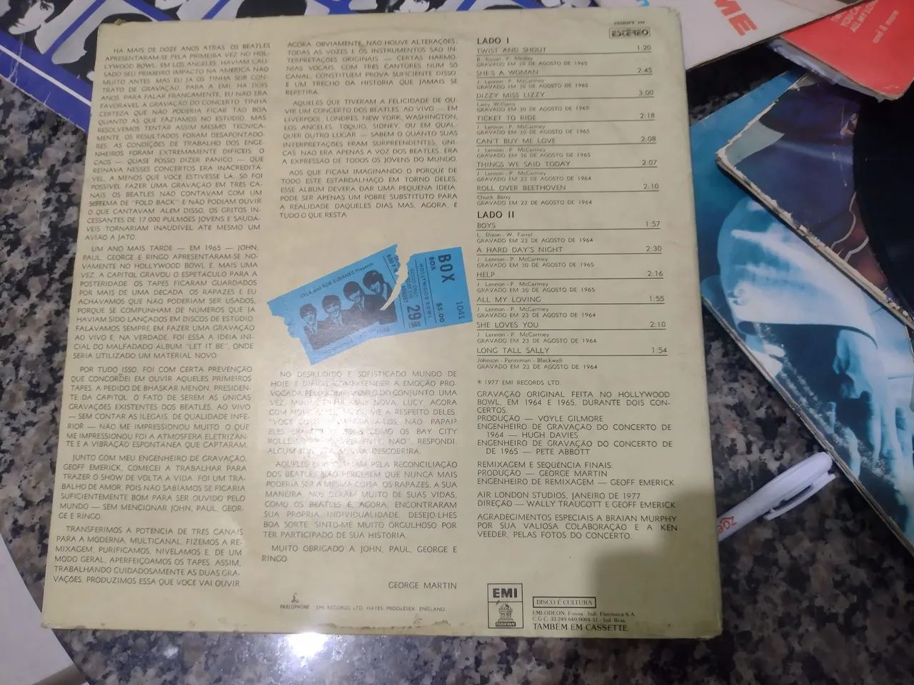 Vinil dos Beatles 