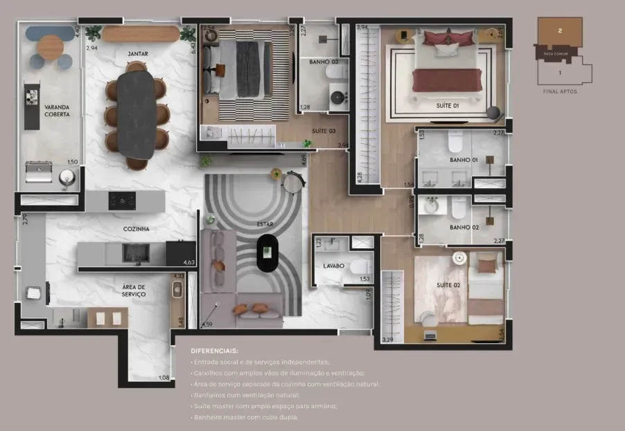 PLANTA 114m²