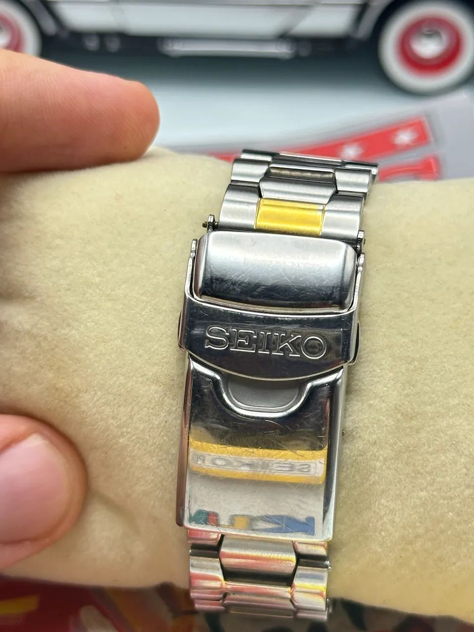 Relógio seiko Kinetic 39mm aço  - Foto 2