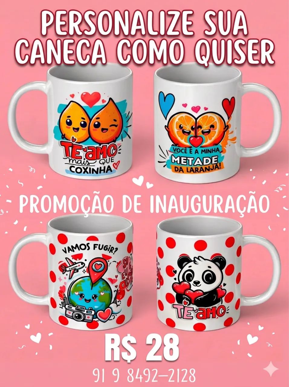 Canecas personalizadas