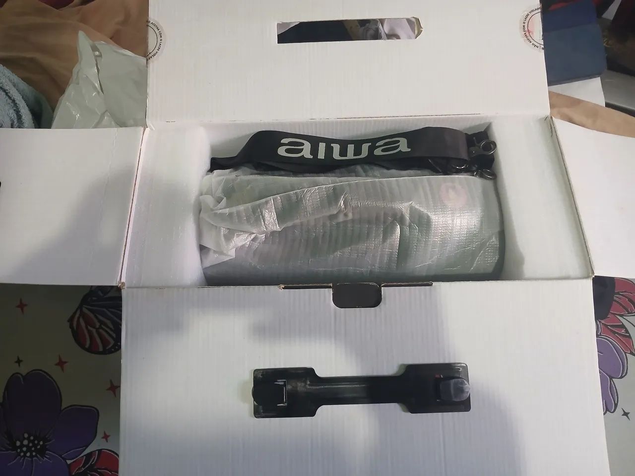 Caixa de som boombox aiwa  - Foto 4