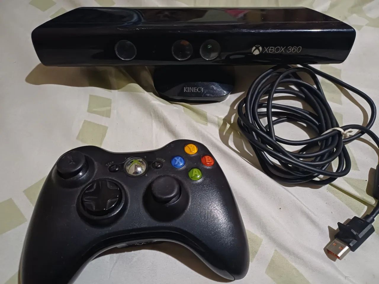 Kinect e controle original xbox 360 