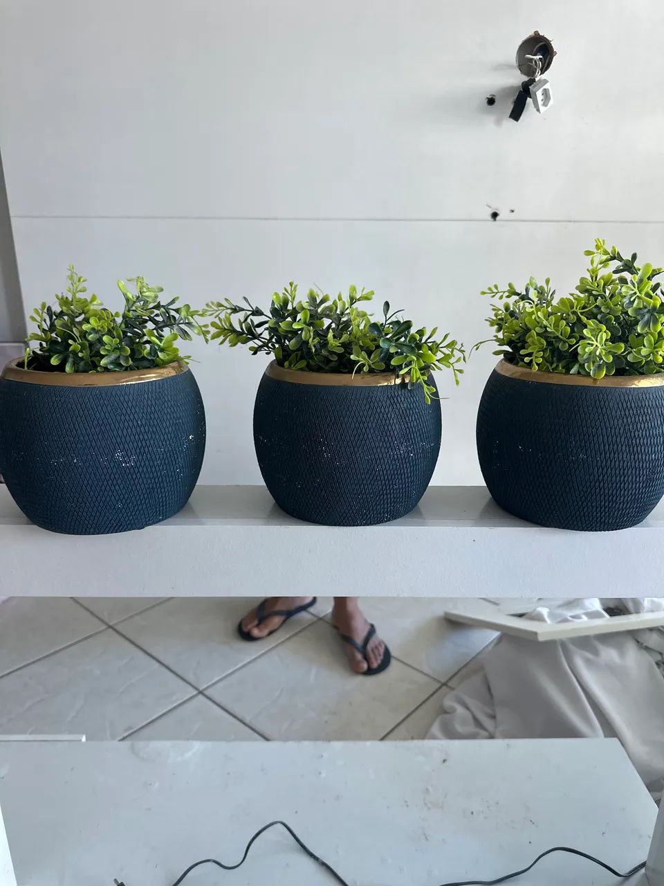 Vaso planta artificial 