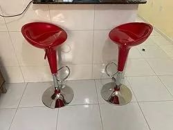 banqueta mor vermelha . - Foto 2