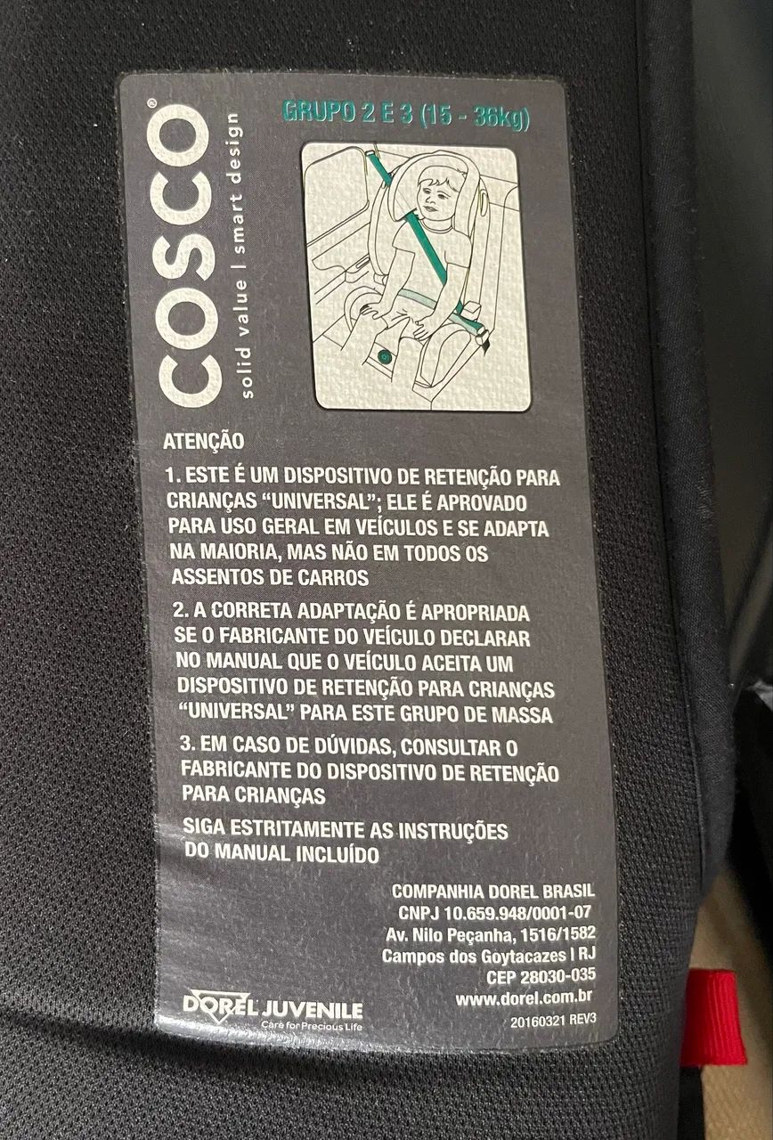 Cadeirinha Cosco - Foto 2