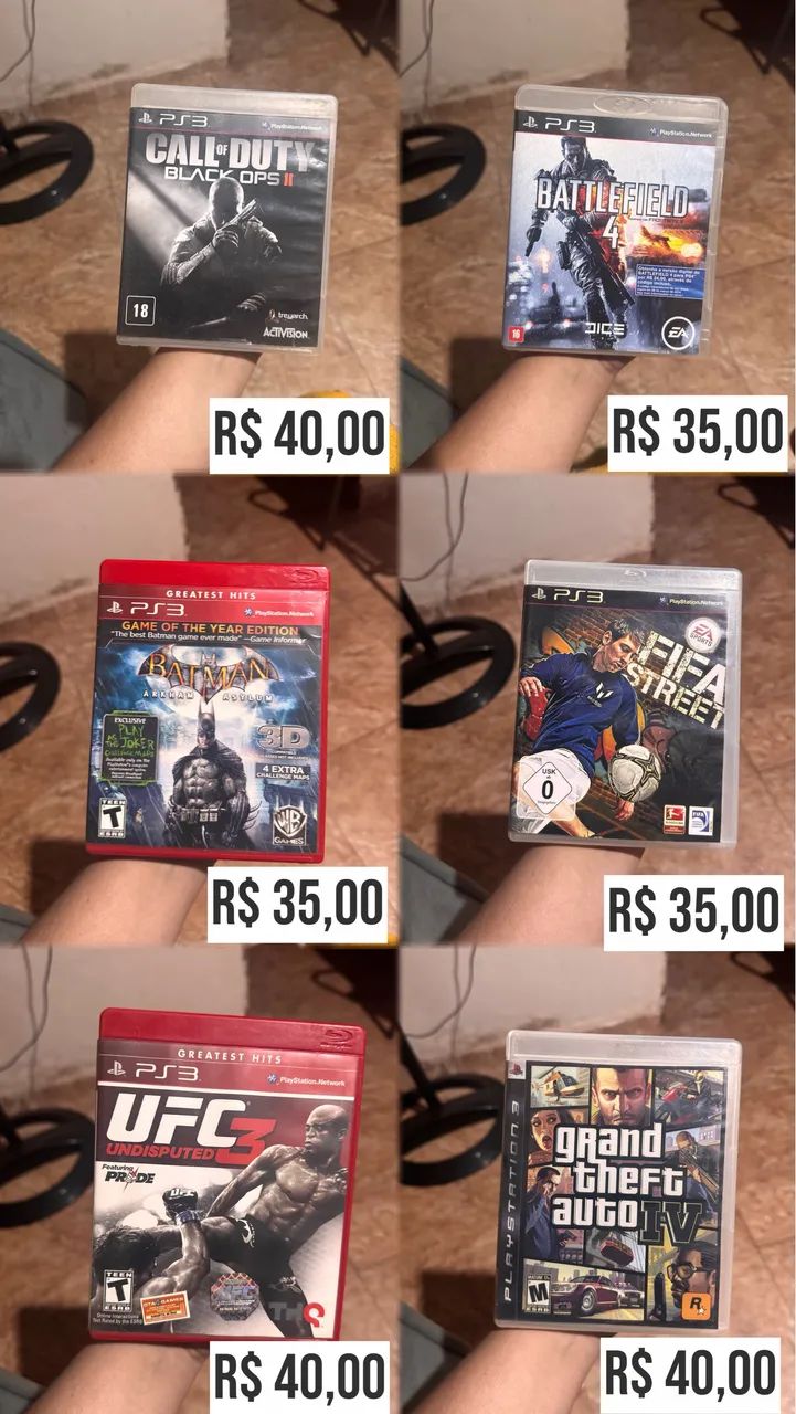 Jogos PS3  Mídia Física - Diversos títulos - Foto 2
