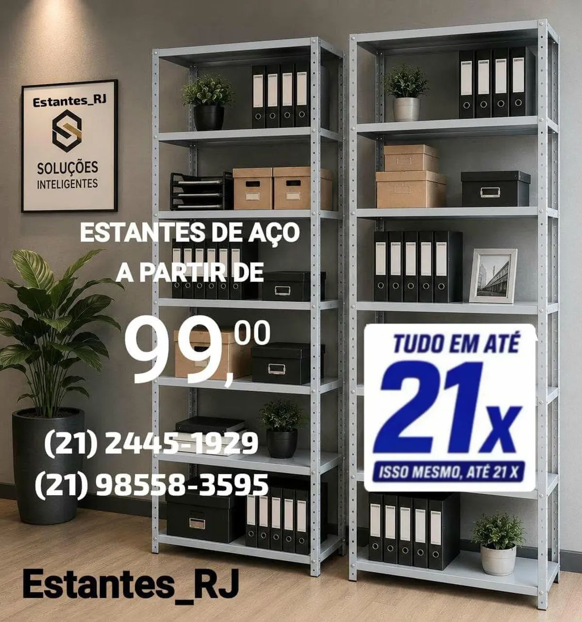 Estantes de Aço