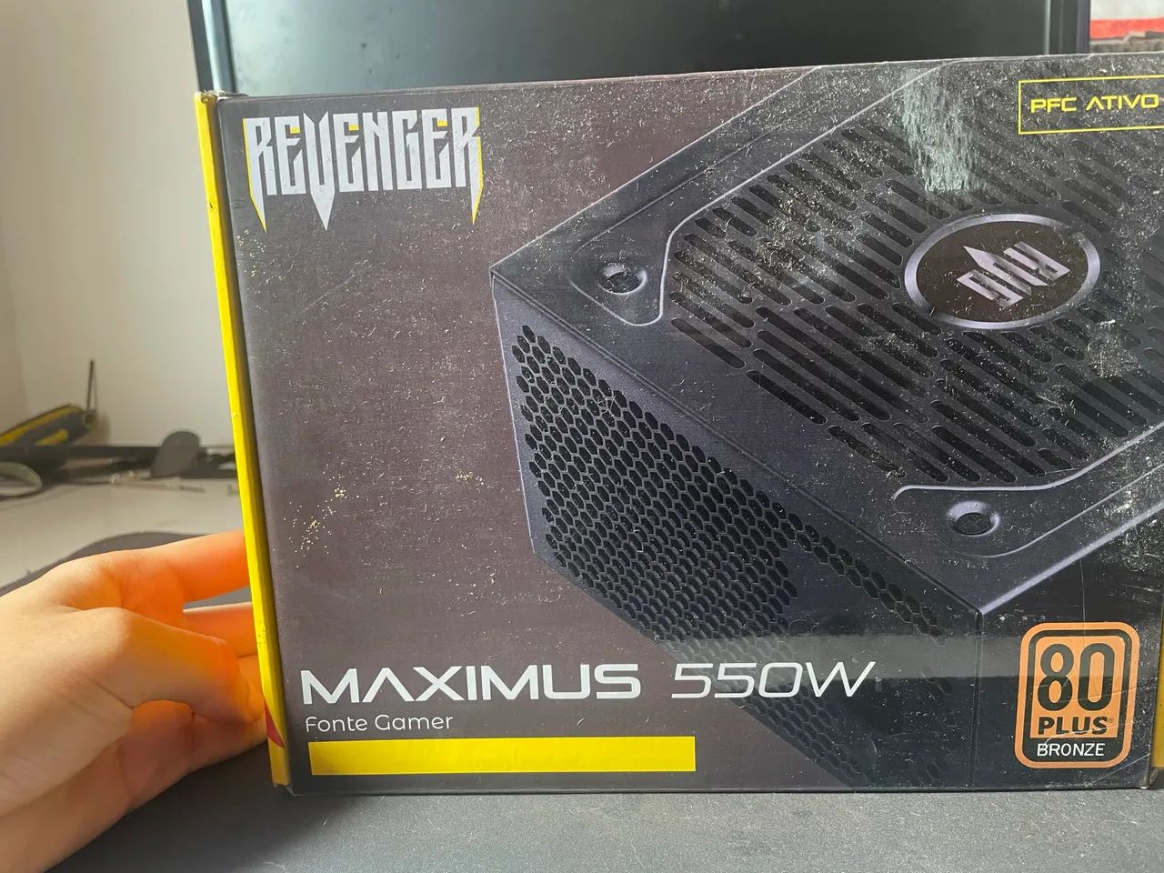 Fonte pc maximus 550W  nova  - Foto 3