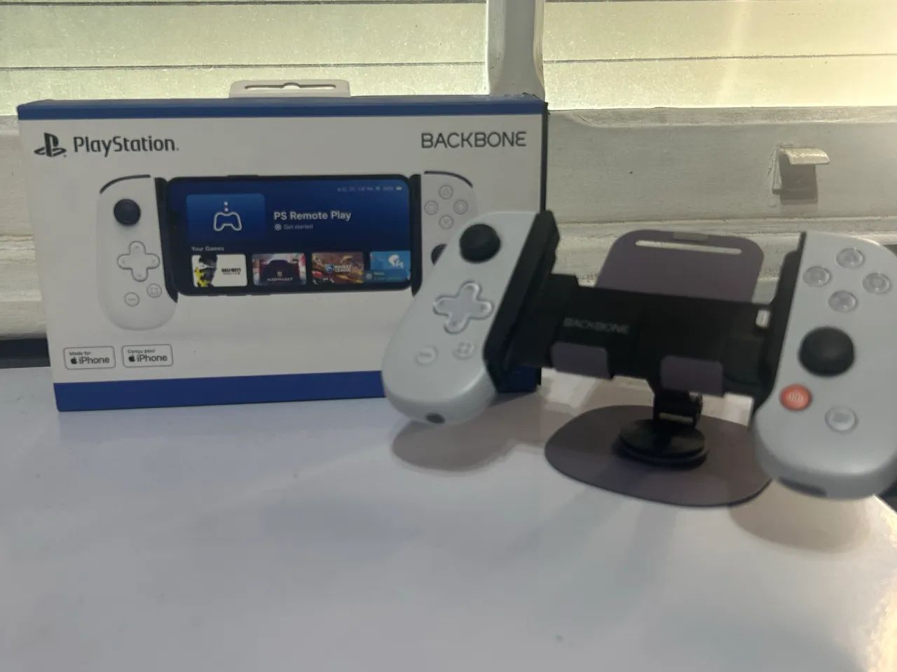 Controle ps5 backbone para ios 