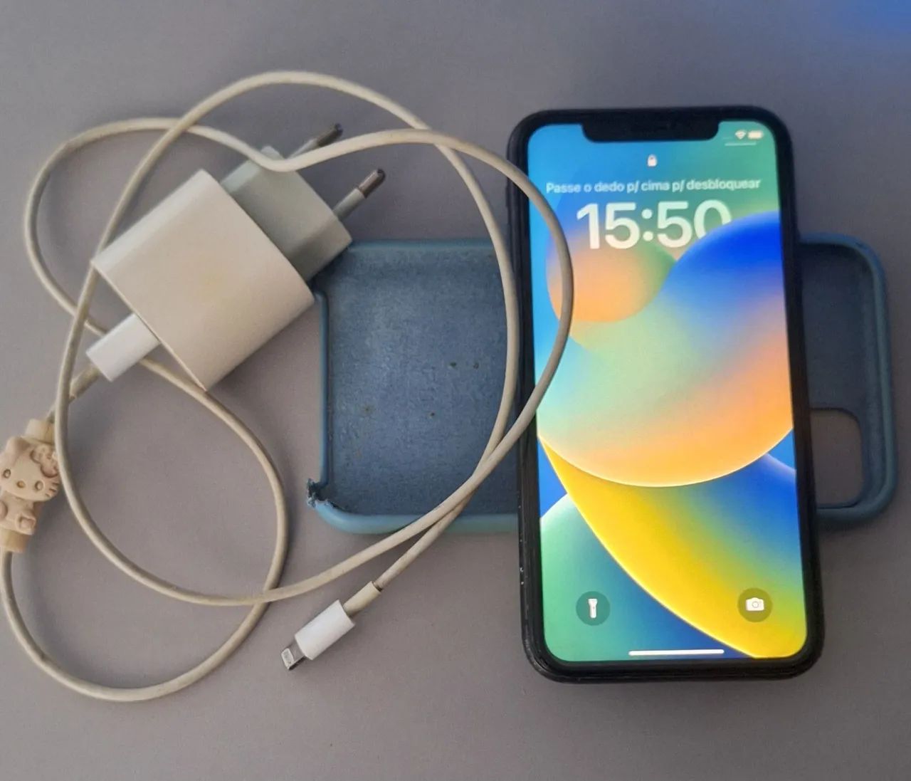 Iphone 11 128Gb preto em perfeito estado com carregador e caixa - Foto 2