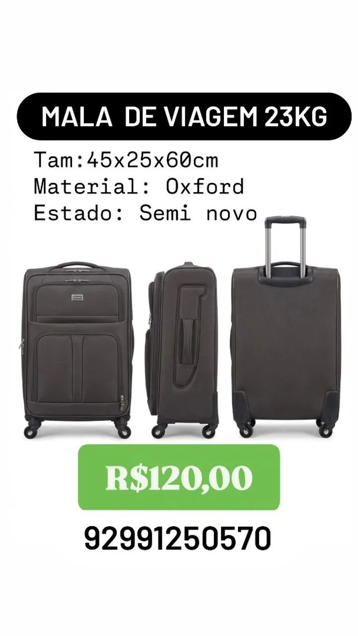 Mala de viagem 23kg 