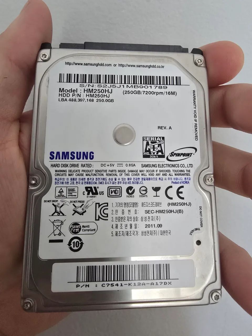 SSD DE 256GB - SANSUNG