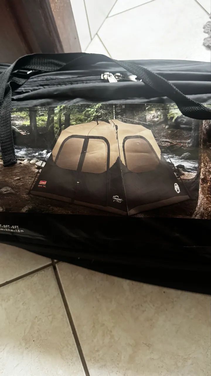 BARRACA Coleman cabina instantânea 6 pessoas nova - Foto 2