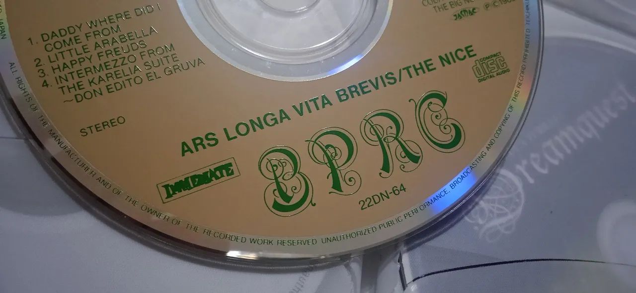 Cd the Nice ars longa vita brevis - Foto 2