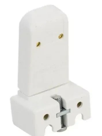2 Soquete Lâmpada Led/fluorescente Luminária C/parafuso