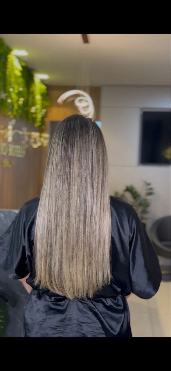 Mega Hair brasileiro loiro