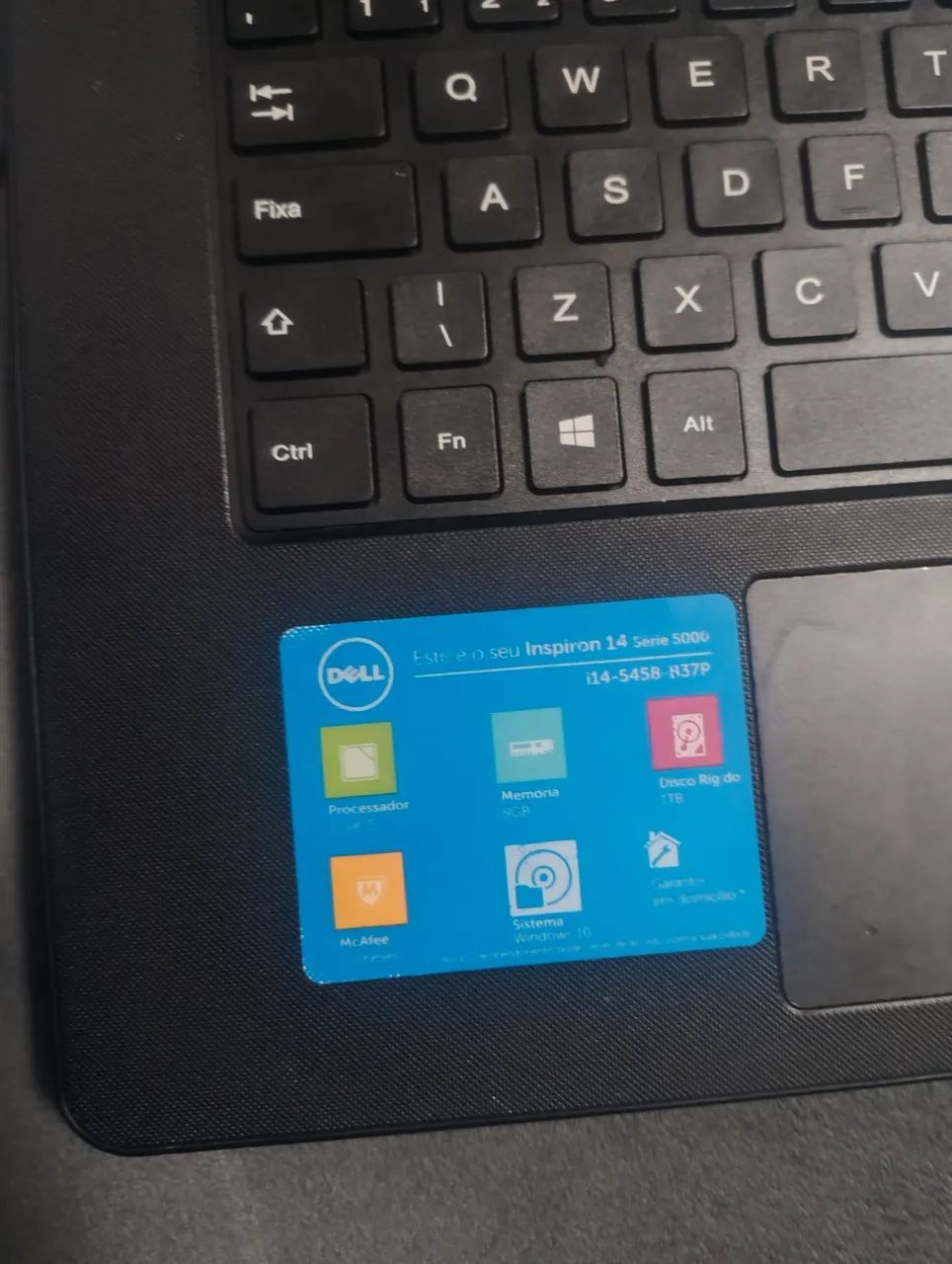 Notebook Dell Novo 8 gb RAM e câmera frontal - Foto 2