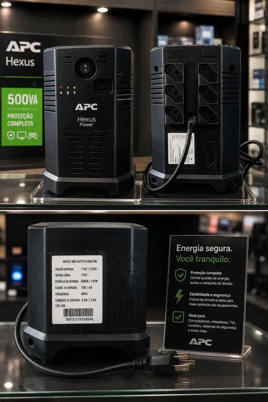 Estabilizador Hexus 500va - Foto 2