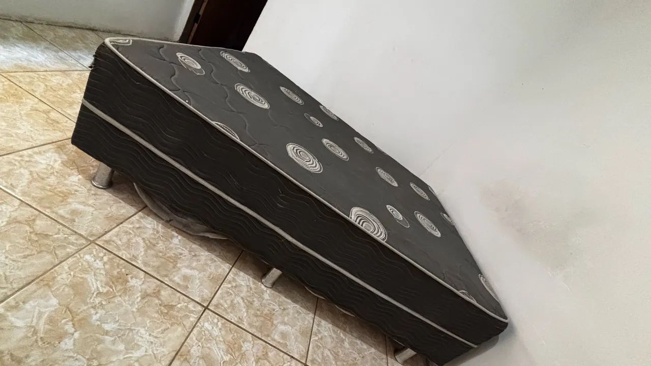 Cama box de casal + colchão  - Foto 2