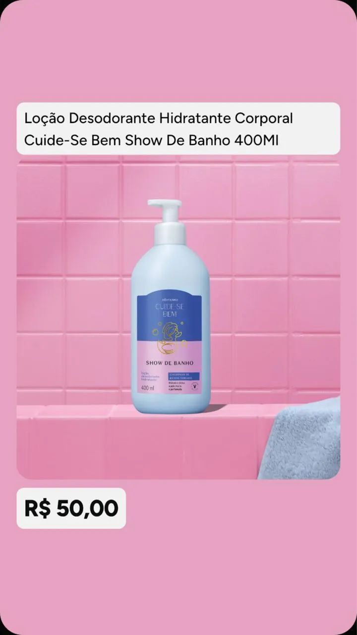 Hidratante Show de banho 