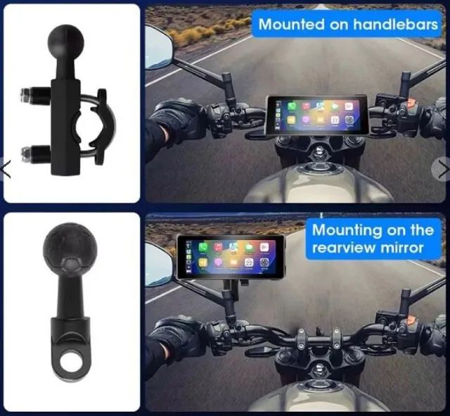 Multimidia 7 Polegadas Moto Carplay Android Auto Bluetooth - Foto 3