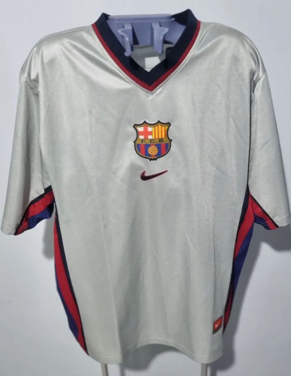 Camisa Barcelona Oficial 2001 de Época - Foto 3
