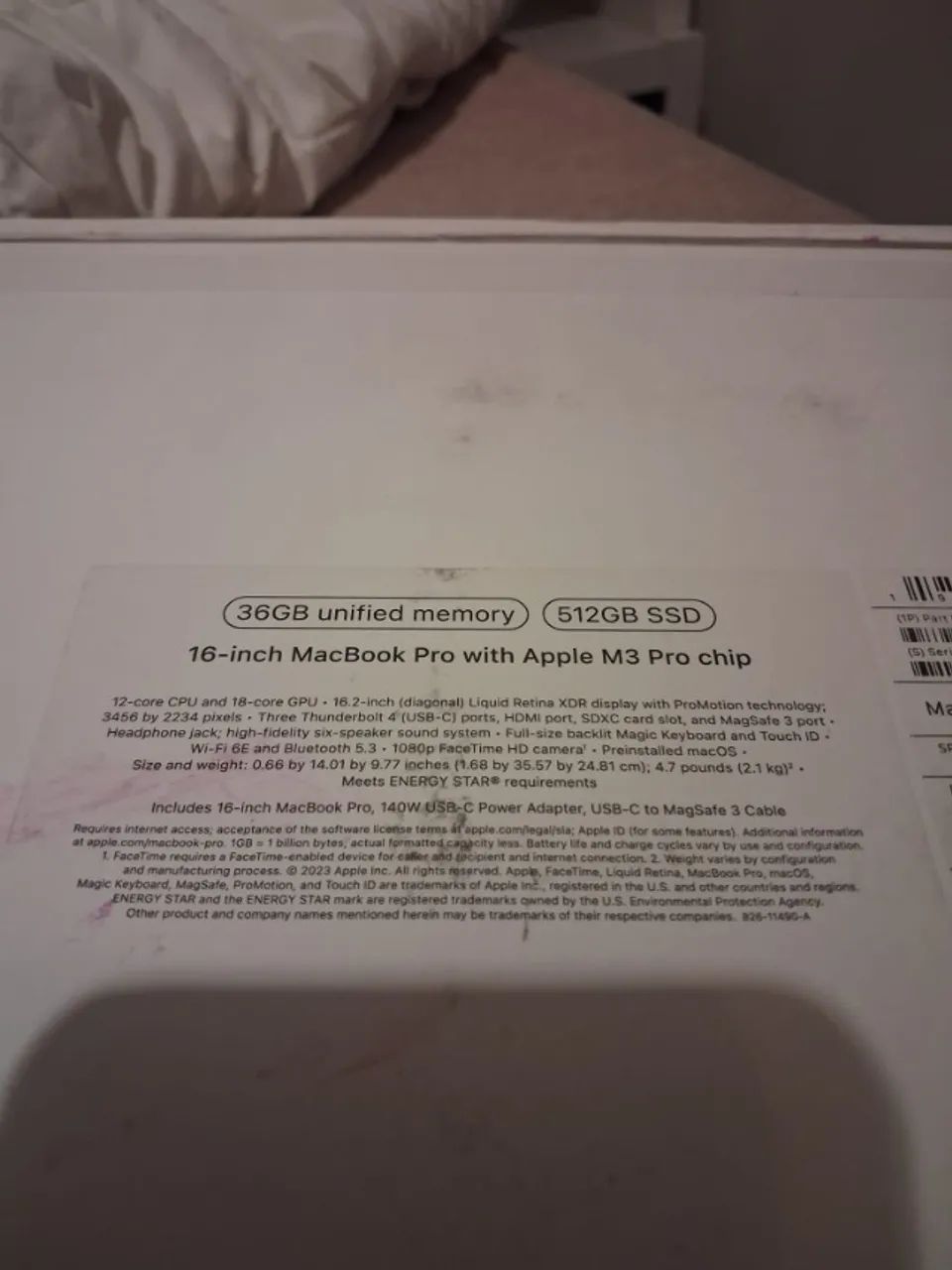 MacBook Pro M3 Pro 36GB 512GB 16" Space Gray - Foto 4