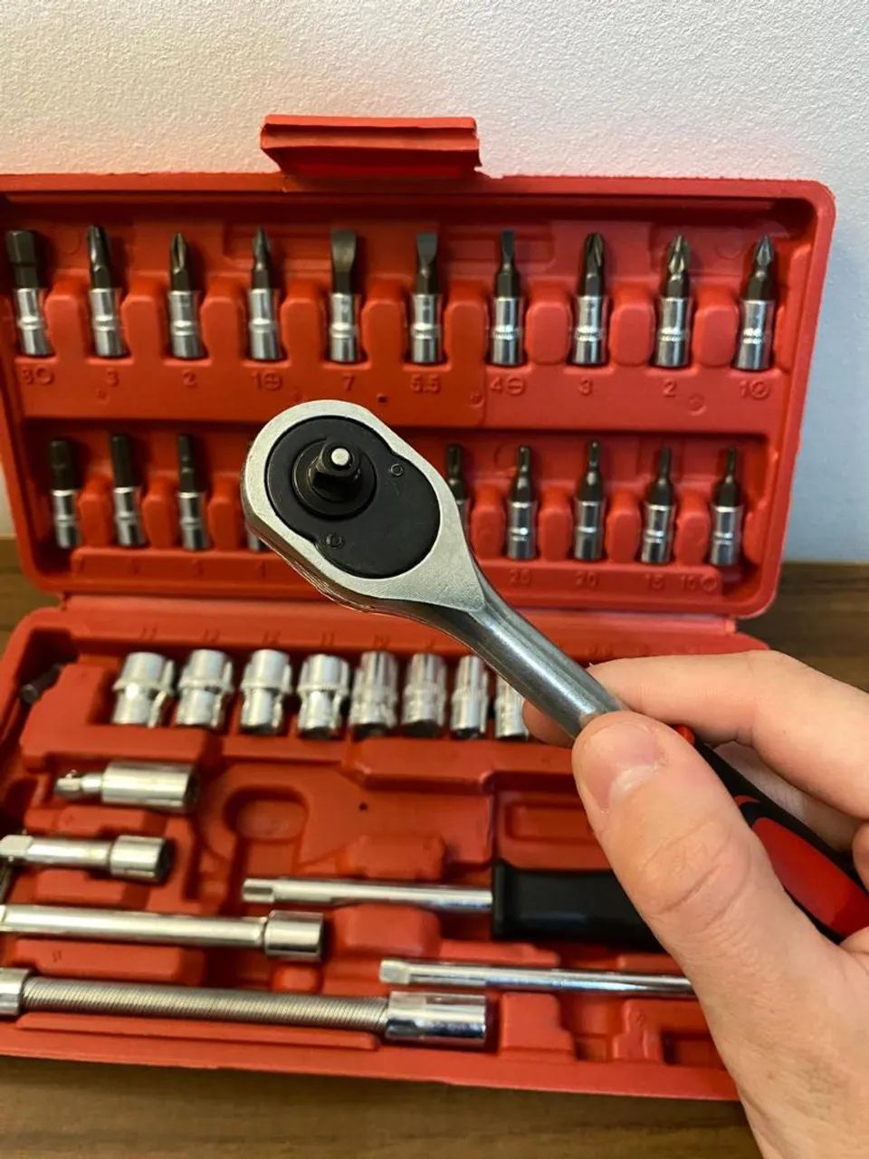 Kit de ferramentas 46 peças ¼  - Foto 6