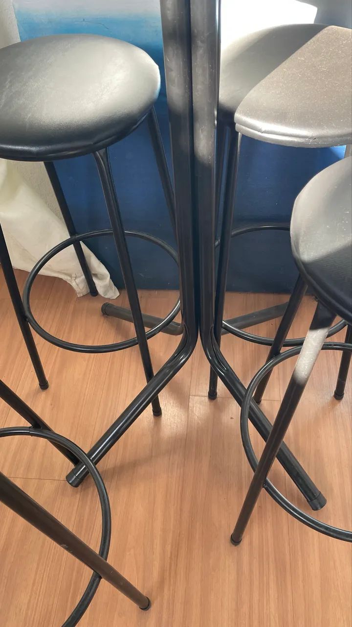Mesa bistrô preta - Foto 2