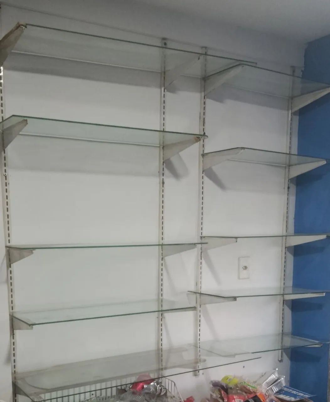 Prateleiras de vidro de parede - Foto 2