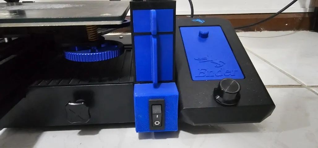 Impressora 3D Ender 3 V2 com Muuitos Upgrades - Foto 4